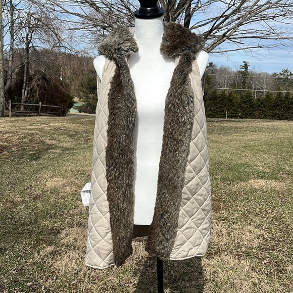 Zara Basic Parka 2 pc set Khaki Tan Coat Women's Size Medium - Picture 11 of 15